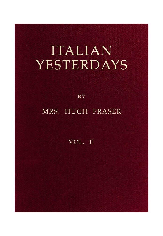 Italian Yesterdays, vol. 2