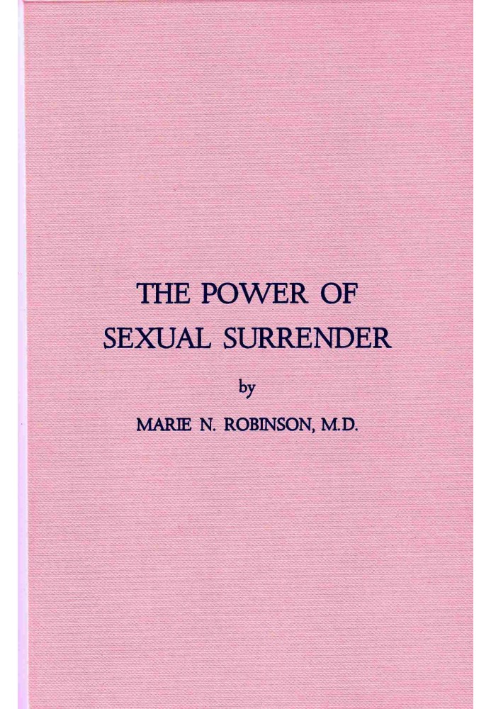 The Power of Sexual Surrender