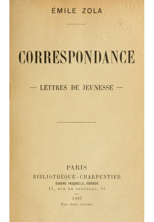 Correspondence: Letters from youth