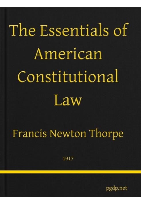 The Essentials of American Constitutional Law