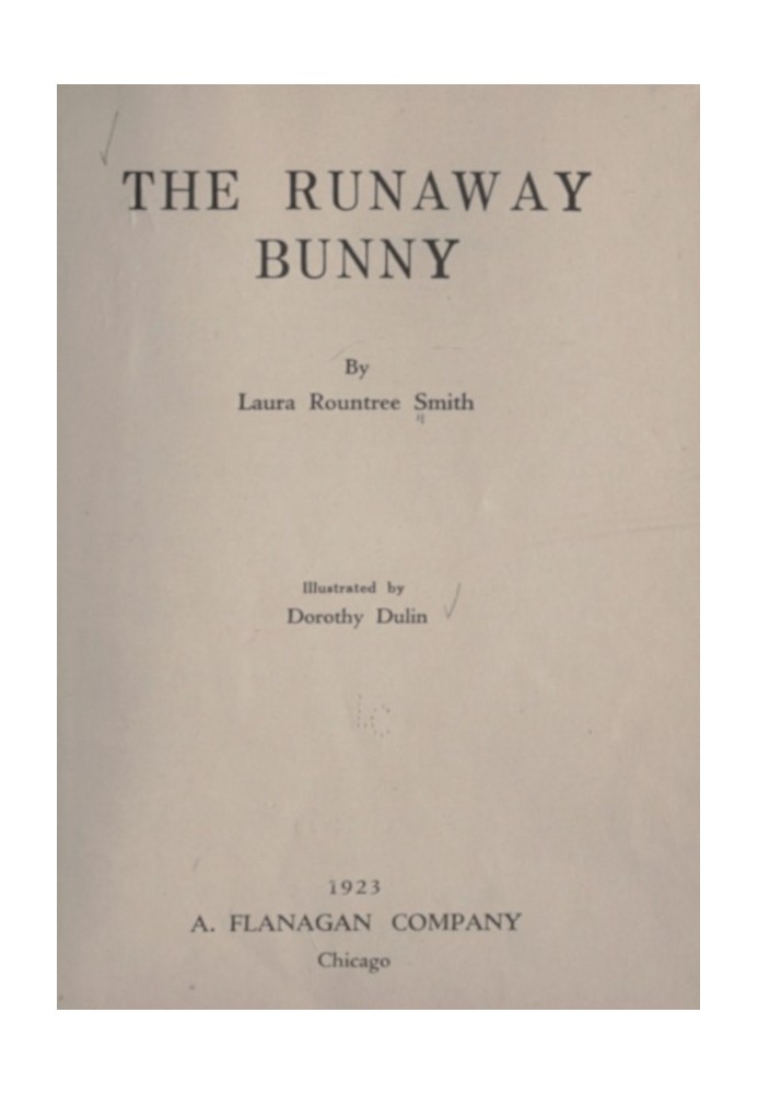 The Runaway Bunny