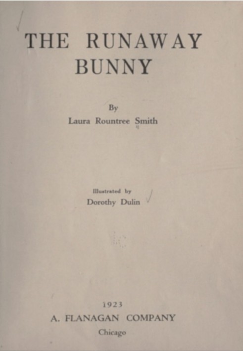 The Runaway Bunny