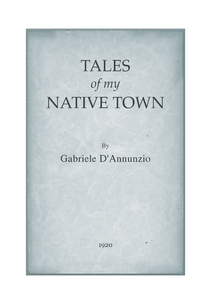 Tales of My Native Town