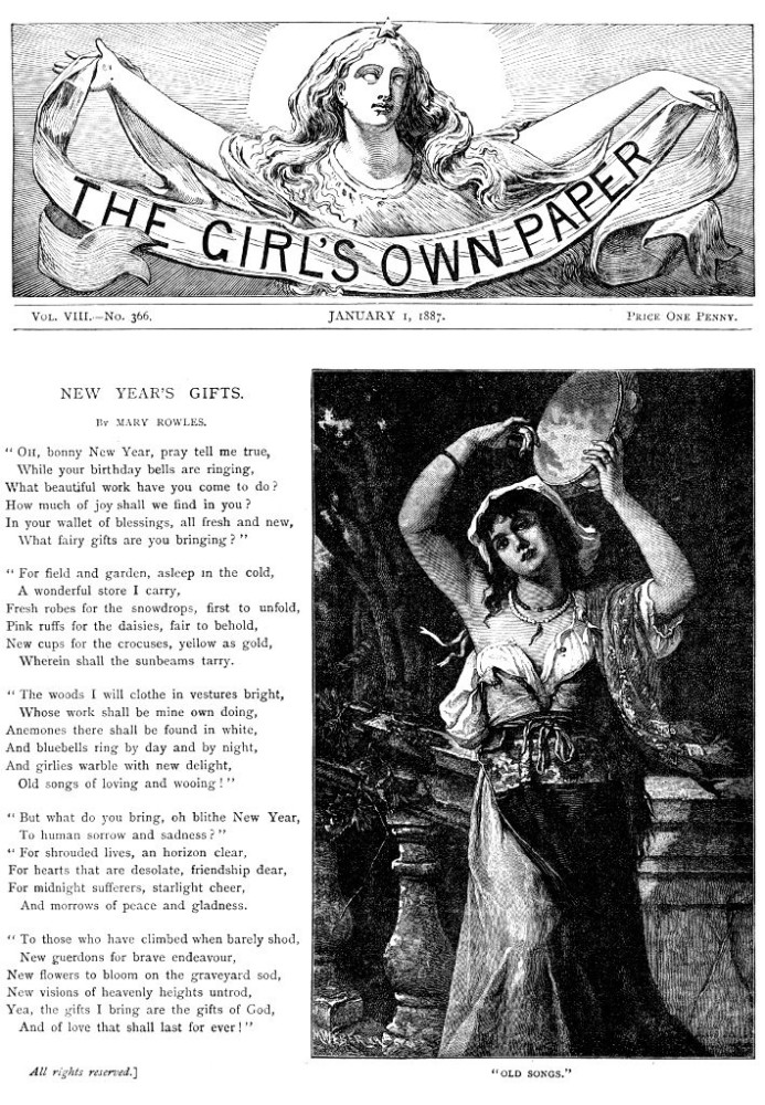 The Girl's Own Paper, Vol. VIII, No. 366, January 1, 1887