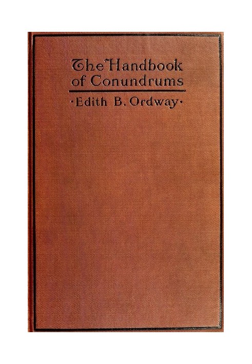 The Handbook of Conundrums