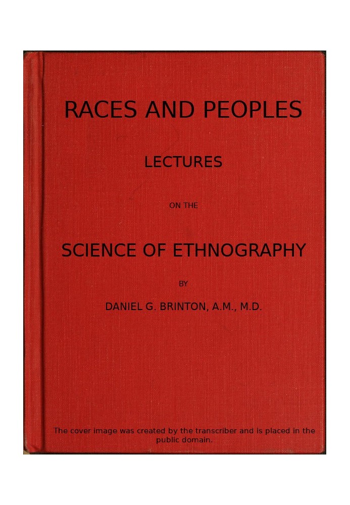 Races and Peoples: Lectures on the Science of Ethnography