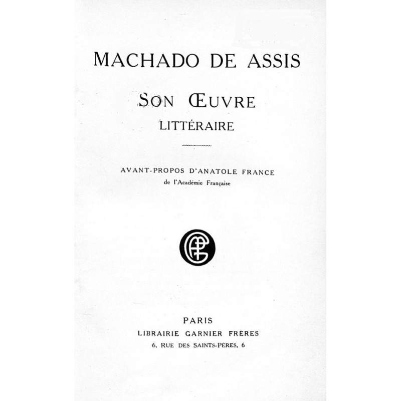 Machado de Assis, His...