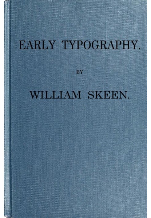 Early Typography