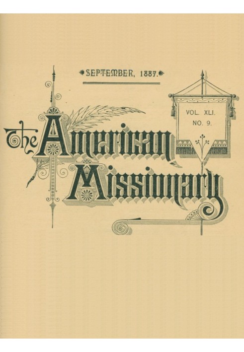 Американський місіонер — том 41, № 9, вересень 1887 р