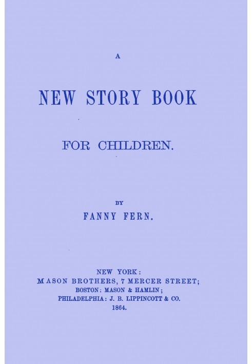 A New Story Book for Children