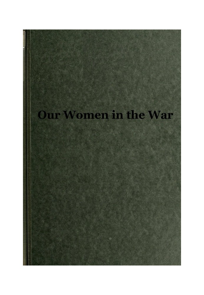 Our Women in the War