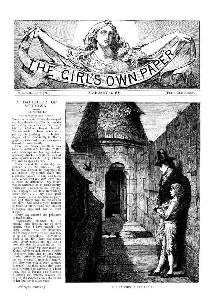 The Girl's Own Paper, Vol. VIII, № 372, 12 лютого 1887 р