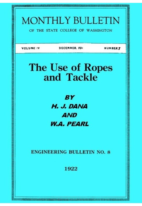 The Use of Ropes and Tackle