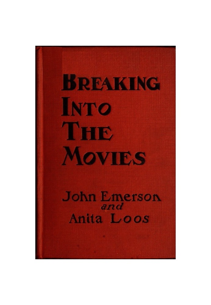 Breaking into the movies