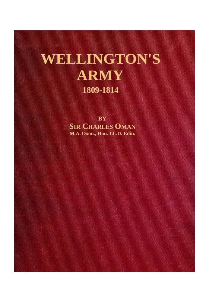 Wellington's Army, 1809-1814