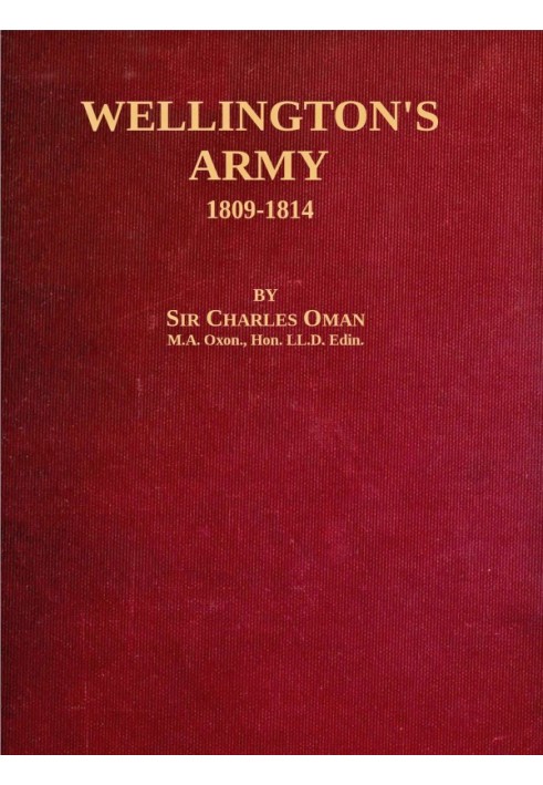 Wellington's Army, 1809-1814