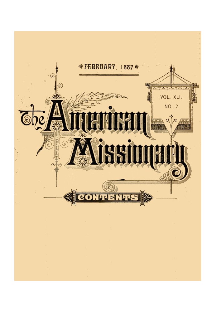 Американський місіонер — том 41, № 2, лютий 1887 р