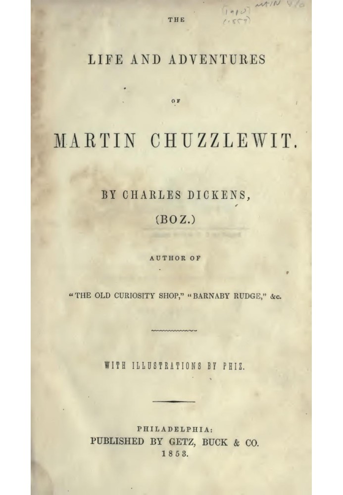 Martin Chuzzlewit