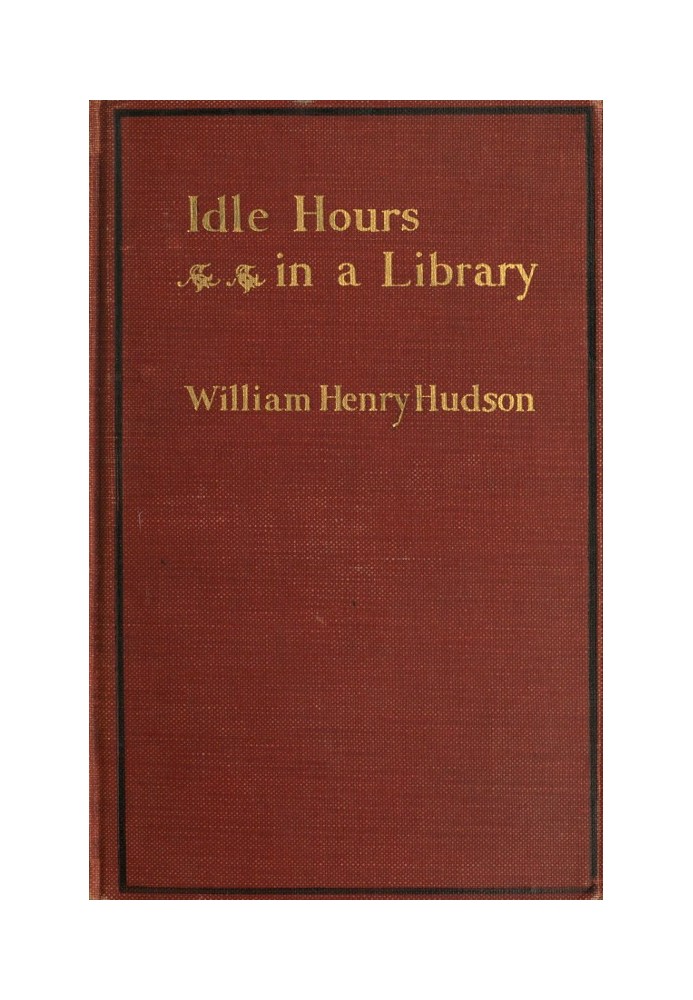 Idle Hours in a Library