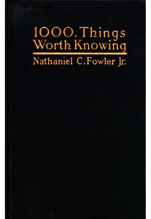 1000 Things Worth Knowing