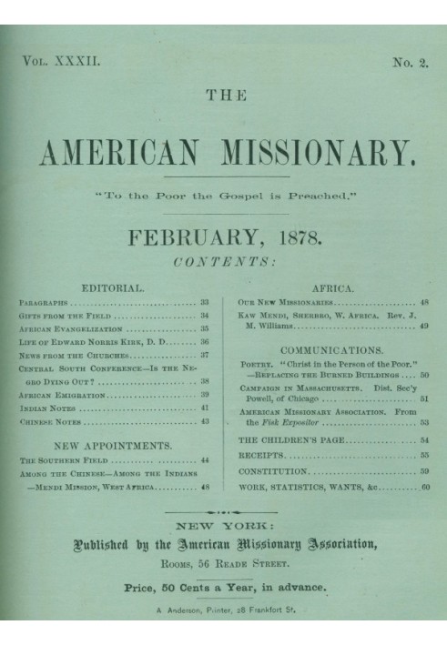 Американський місіонер — том 32, № 02, лютий 1878 р