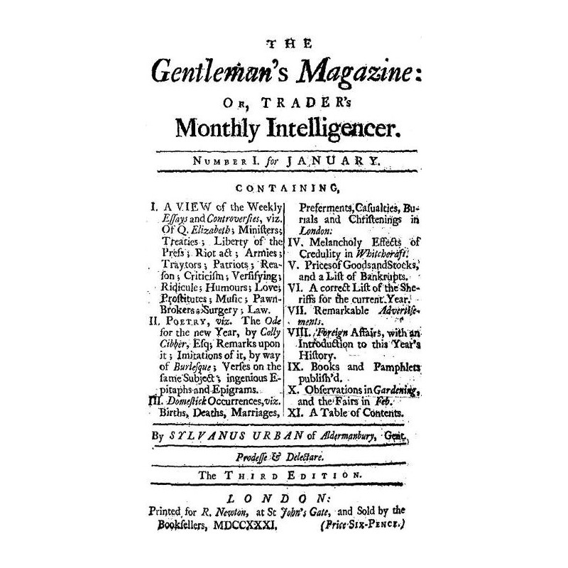 The Gentleman's Magazine,...