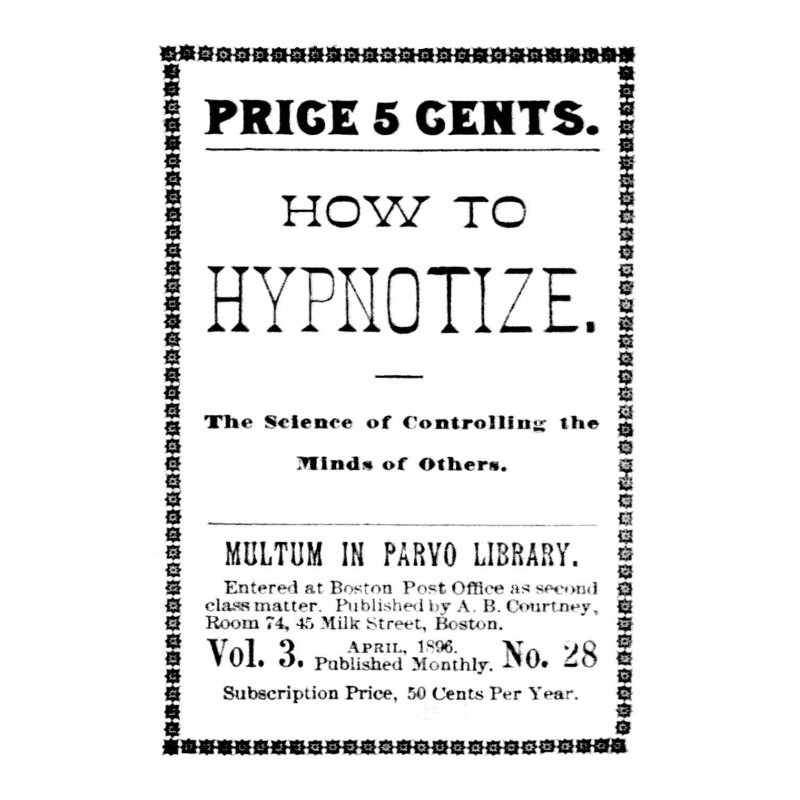 How to hypnotize : $b The...