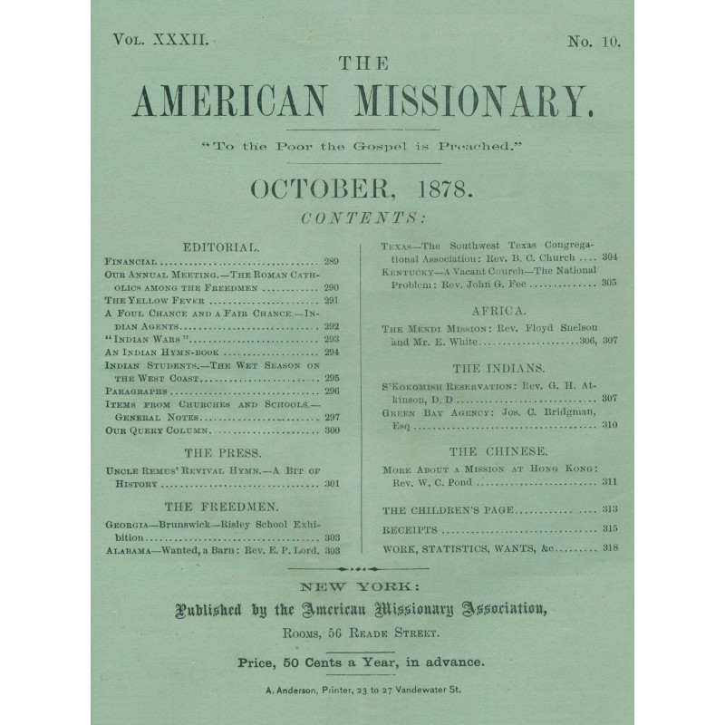 The American Missionary —...