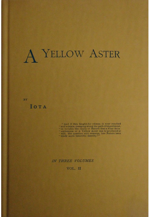 A Yellow Aster, Volume 2 (of 3)