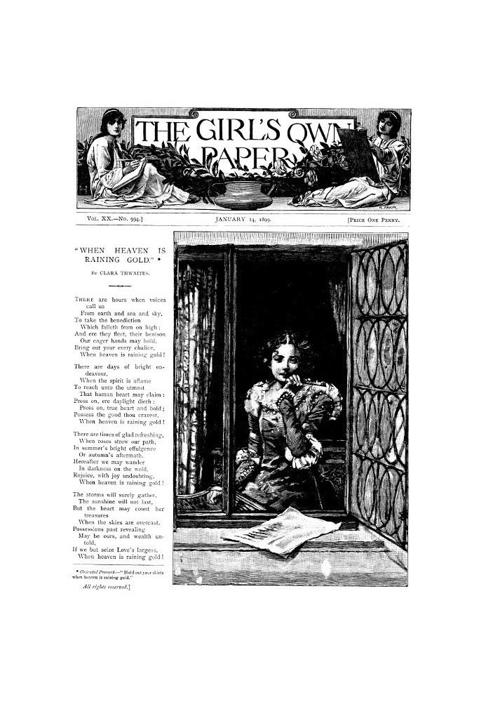 The Girl's Own Paper, Vol. XX, No. 994, January 14, 1899