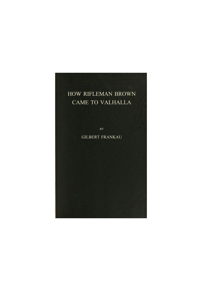 Як стрілець Браун прийшов до Валгалли