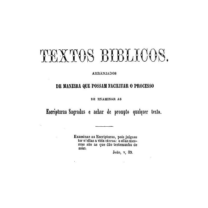 Biblical texts arranged in...