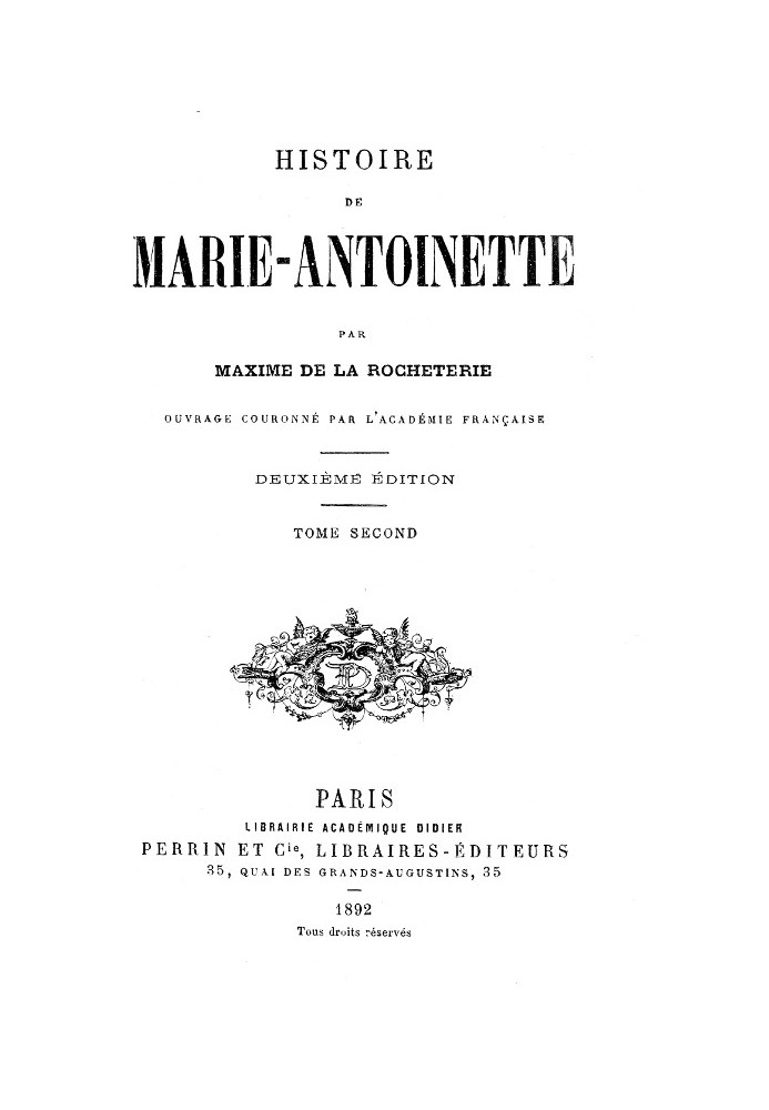 History of Marie-Antoinette, Volume 2 (of 2)