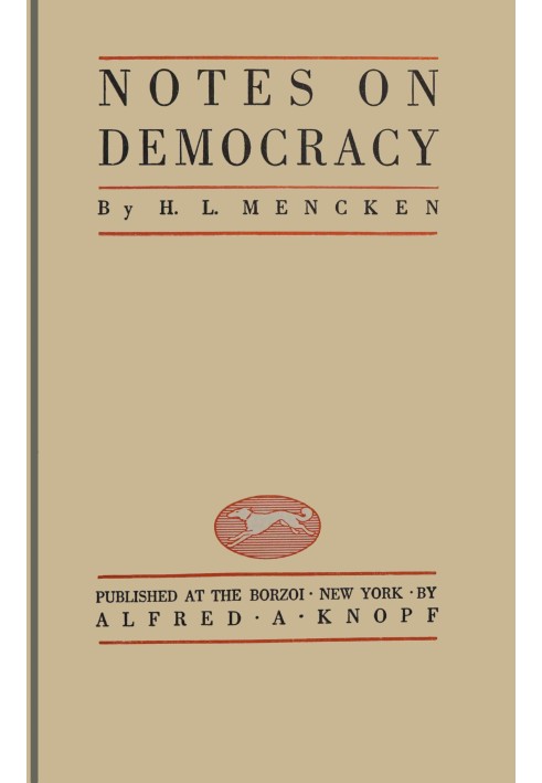 Notes on democracy