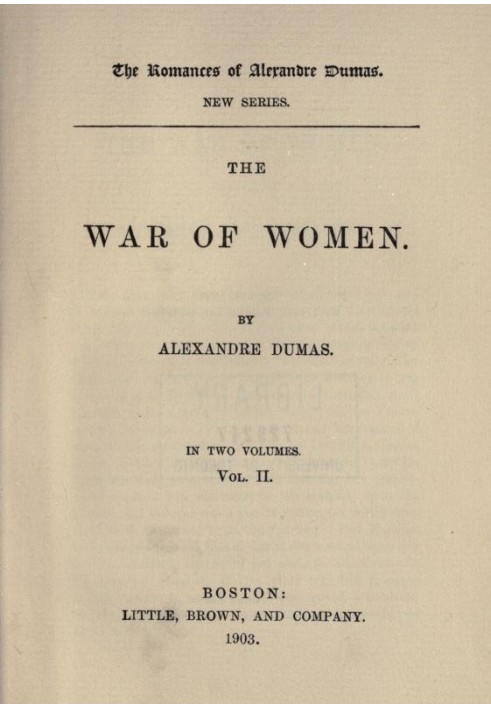 The War of Women, Volume 2