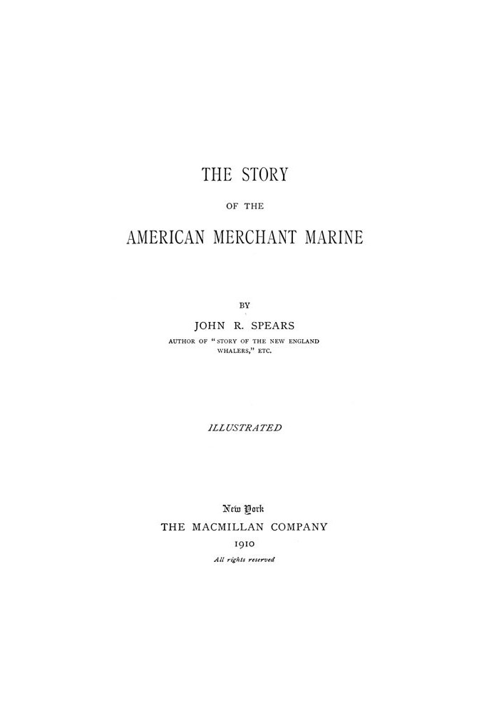 The Story of the American Merchant Marine