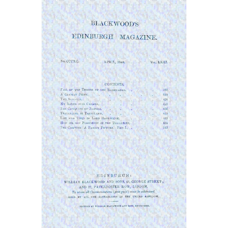 Blackwood's Edinburgh...