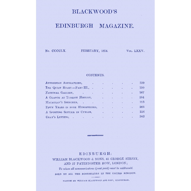 Blackwood's Edinburgh...