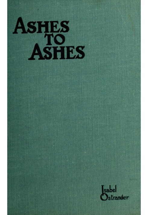 Ashes to ashes