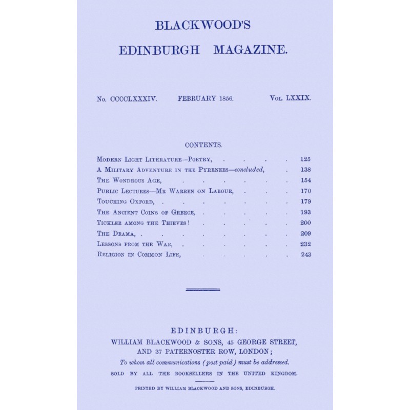 Blackwood's Edinburgh...