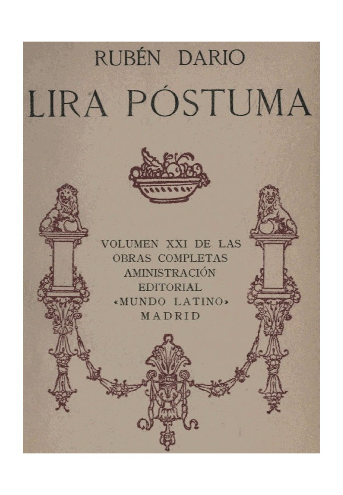 Posthumous Lyre Complete Works Vol. XXI