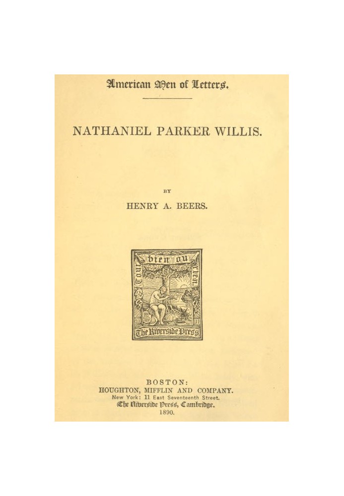 Nathaniel Parker Willis