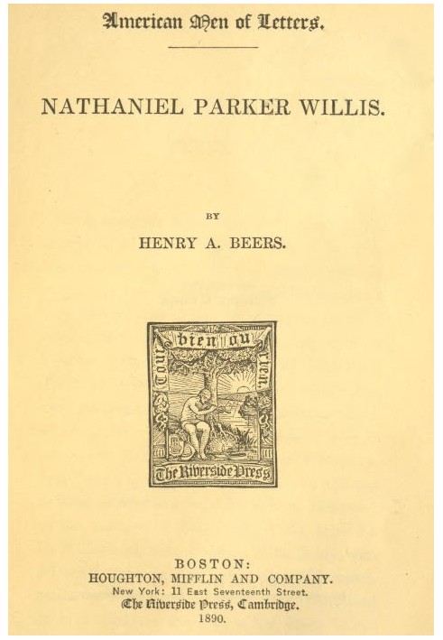 Nathaniel Parker Willis