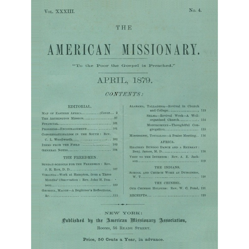 The American Missionary —...