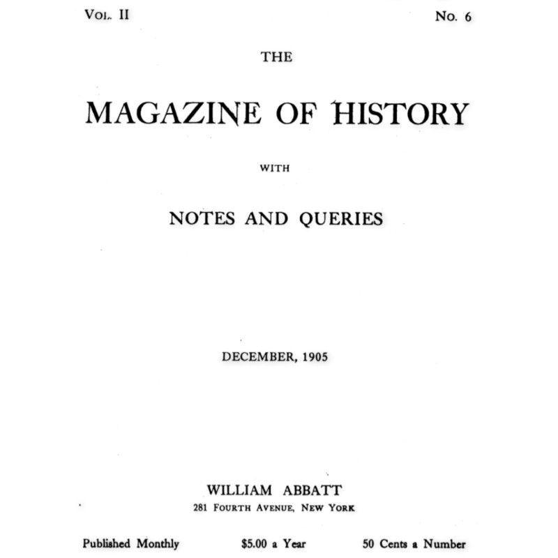 The magazine of history...