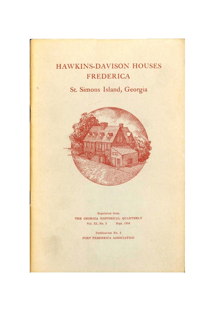 Hawkins-Davison Houses, Frederica, St. Simons Island, Georgia