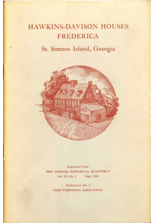 Hawkins-Davison Houses, Frederica, St. Simons Island, Georgia