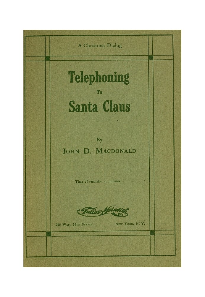 Telephoning to Santa Claus