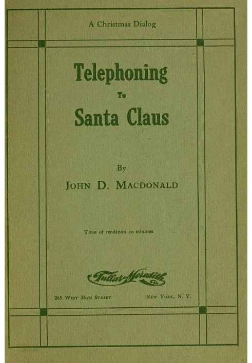 Telephoning to Santa Claus