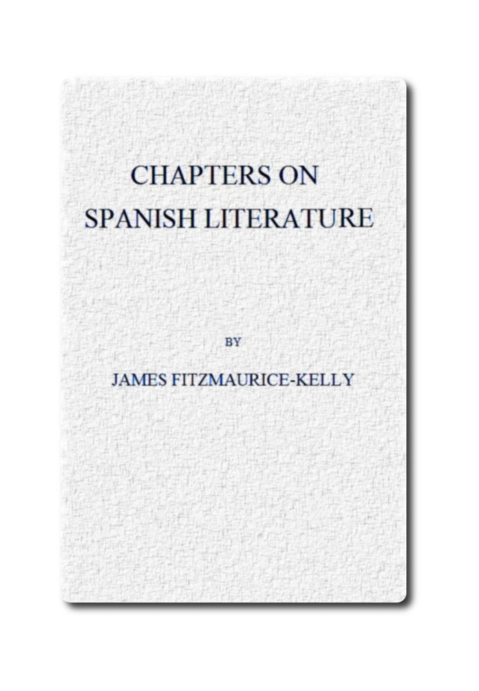 Chapters on Spanish Literature